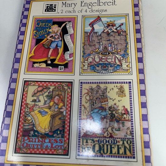 Set of 5 Mary Engelbreit cards as pictured- CUTE!! - Picture 4 of 5